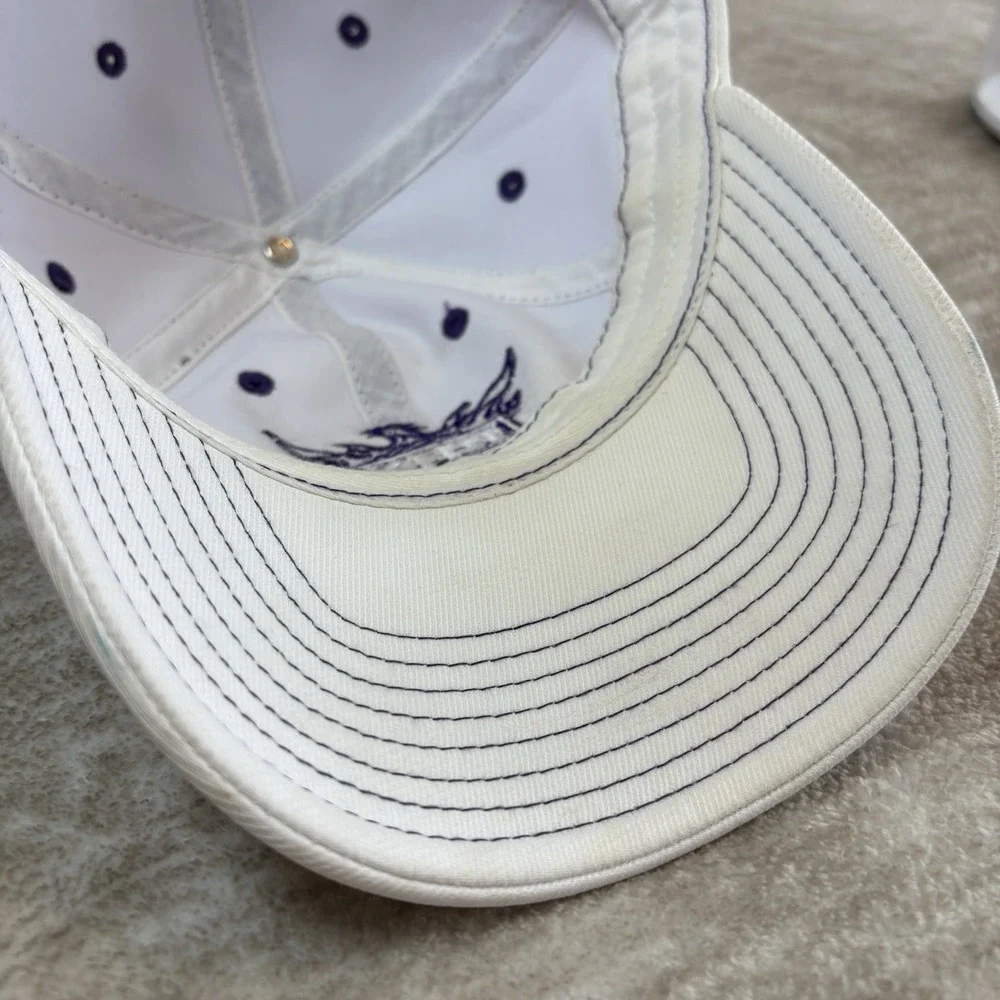 VTG Phoenix‎ Suns Adidas Women NBA Ombre White Purple Bling Logo Y2K Cap Hat